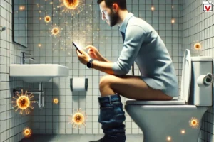 Mobile use in toilet